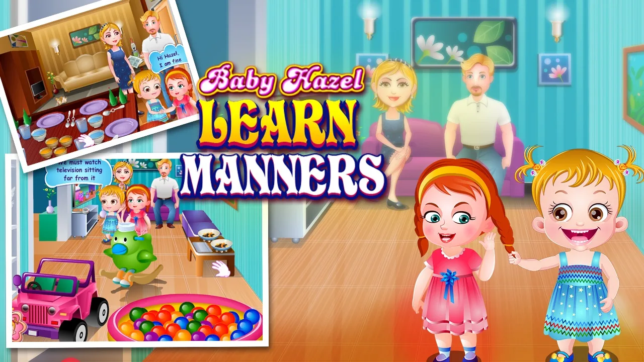 Baby Hazel uczy się manier