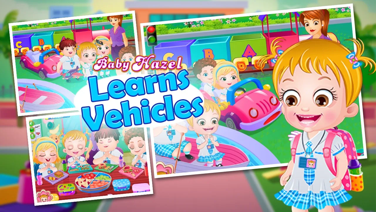Baby Hazel Uczy Się Pojazdów