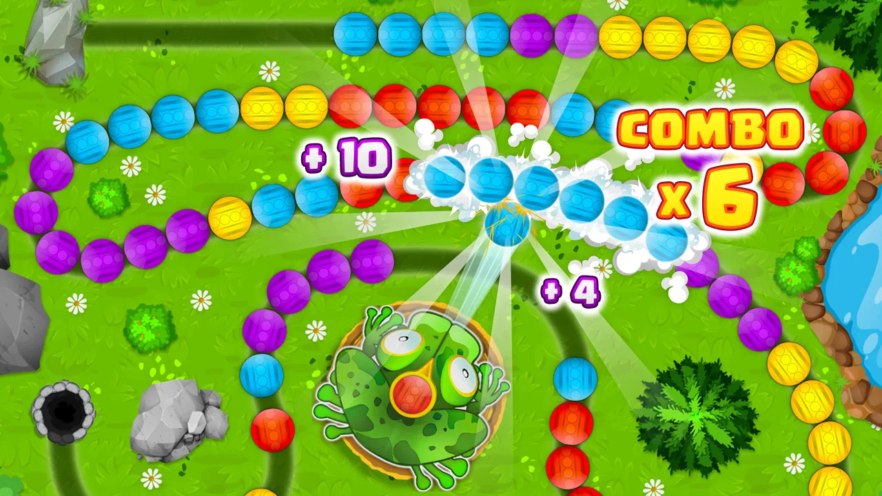 Frogtastic Marble Adventure