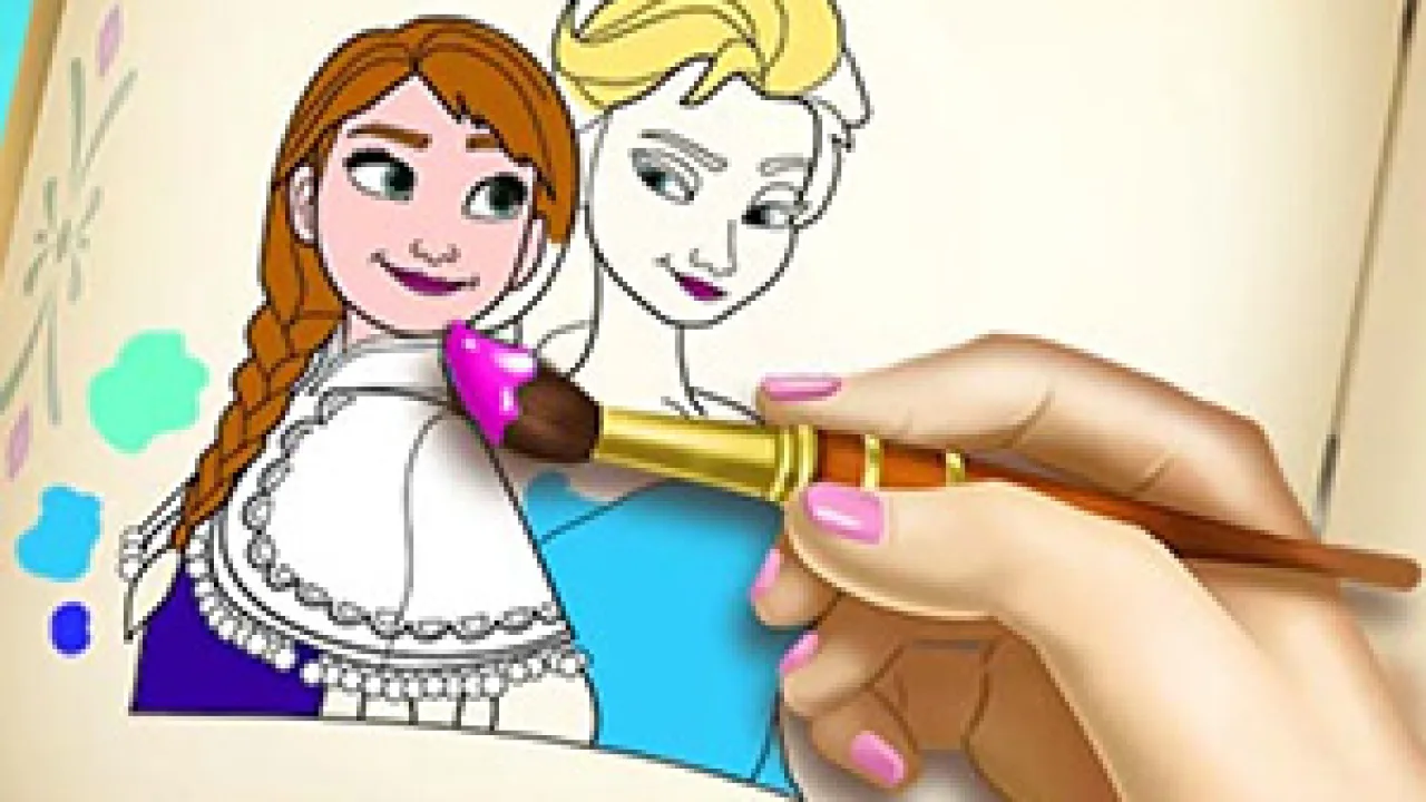 Książka do kolorowania: Królestwo lodu