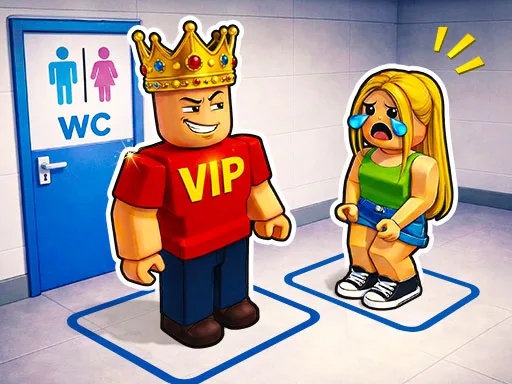 Obby Toilet Line — chaotyczna kolejka do toalety w stylu idle i Roblox