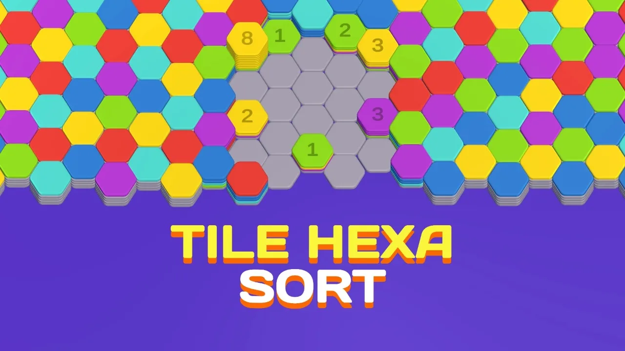 Hexa Sort: Kolorowe wieże